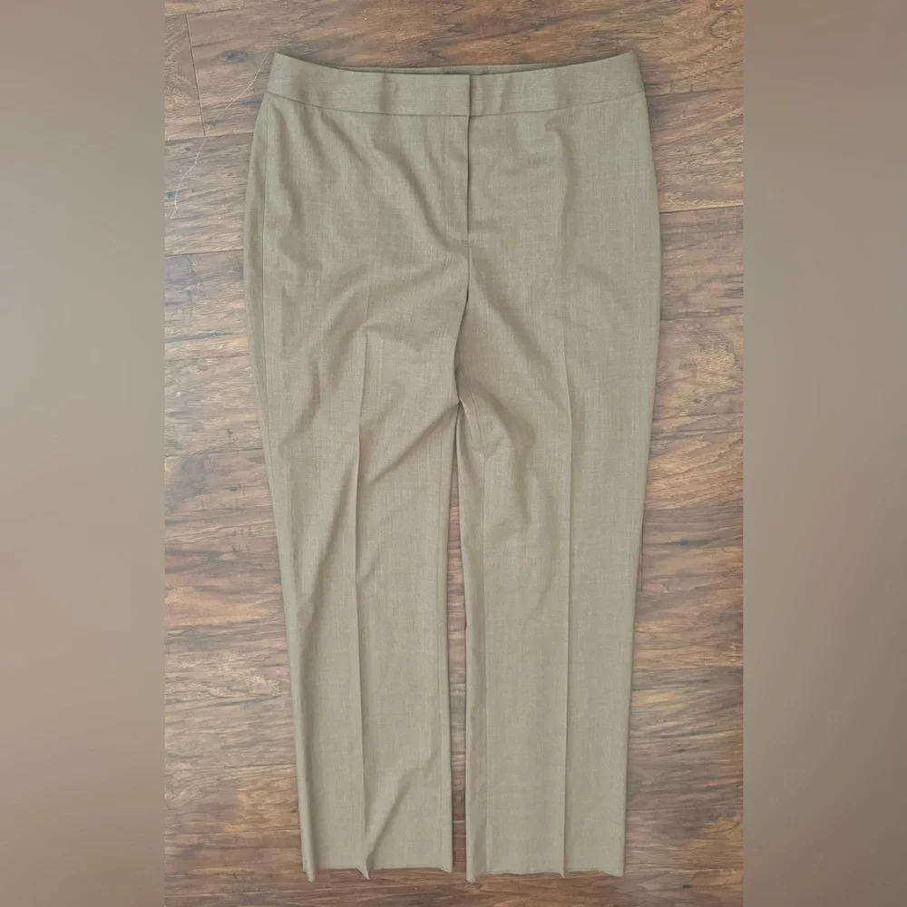 Lafayette 148 Trouser Pants Menswear Fit Straight Leg Wool Career NWT 6 *READ